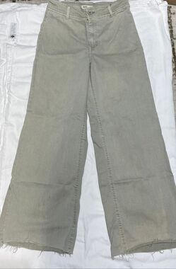OAT New York High-Rise Wide-Leg Cropped Jeans 8